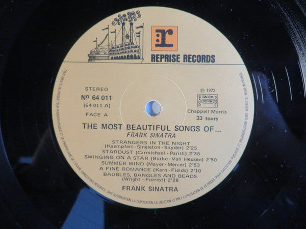 The Most Beautiful Songs Of Frank Sinatra Frank Sinatra