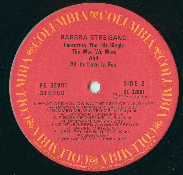 The Way We Were Barbra Streisand