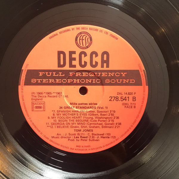 24 Great Standards Tom Jones