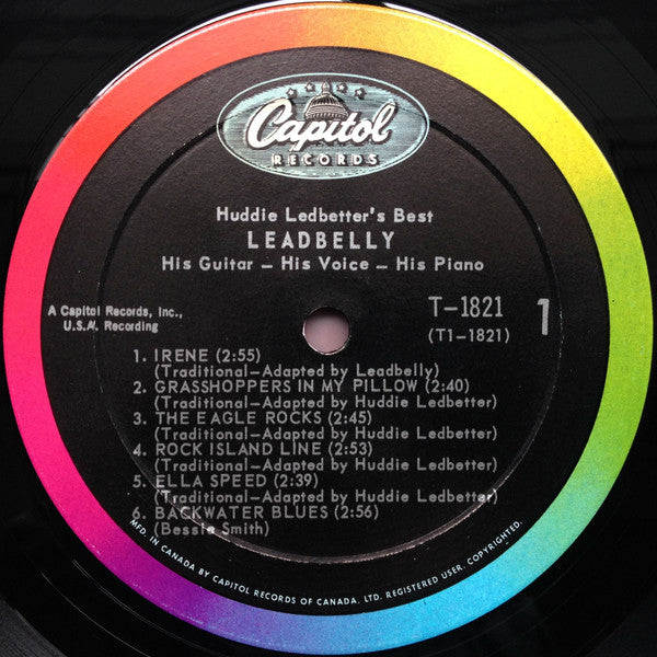 Huddie Ledbetter's Best... His Guitar - His Voice - His Piano Leadbelly