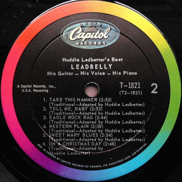 Huddie Ledbetter's Best... His Guitar - His Voice - His Piano Leadbelly