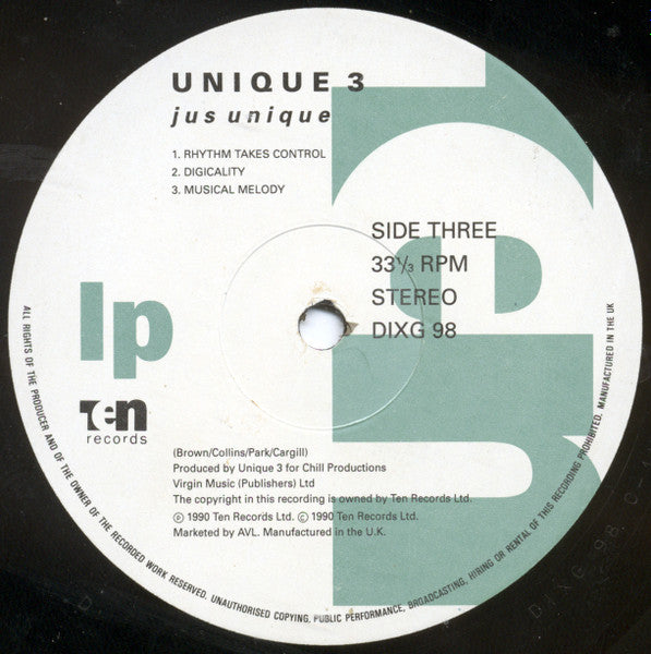 Jus' Unique Unique 3