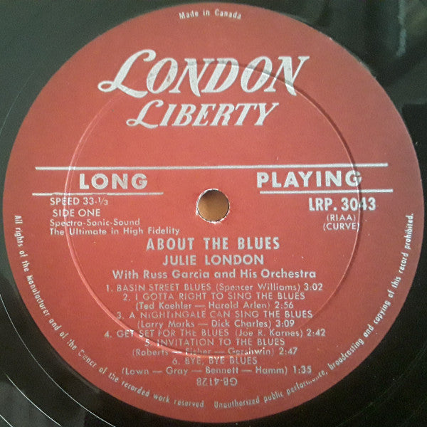 About The Blues Julie London