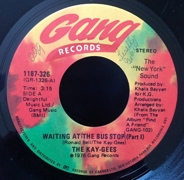 The Kay-Gees - Waiting At The Bus Stop