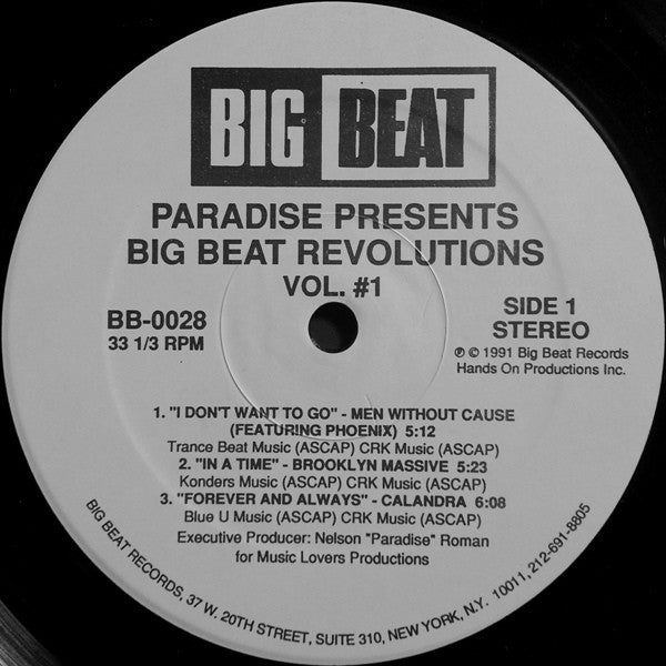 Big Beat Revolutions Vol. #1 Nelson "Paradise" Roman