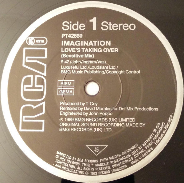 Love's Taking Over Imagination