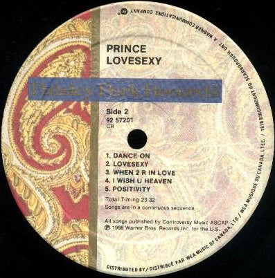 Lovesexy 2 Prince