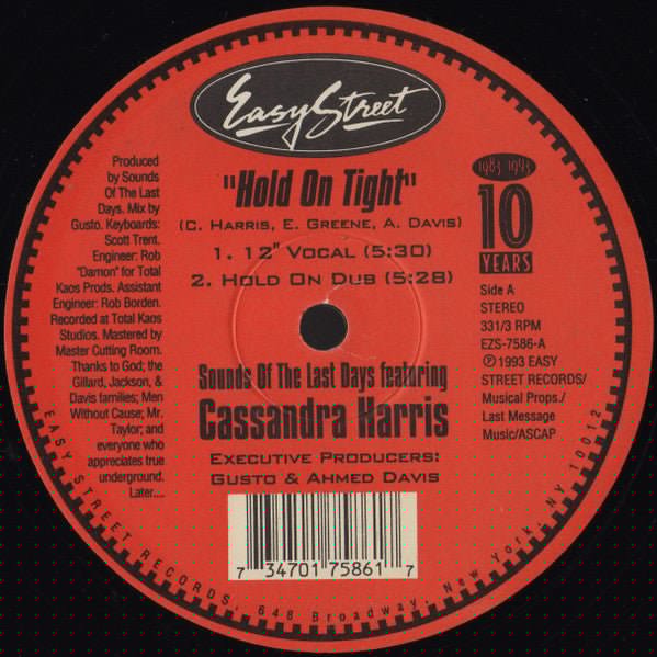 Hold On Tight Sounds Of The Last Days,Cassandra Harris