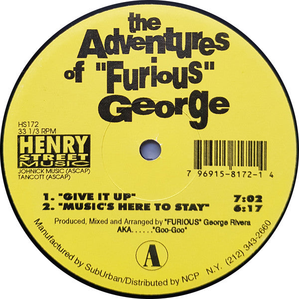 The Adventures Of "Furious" George Furious George
