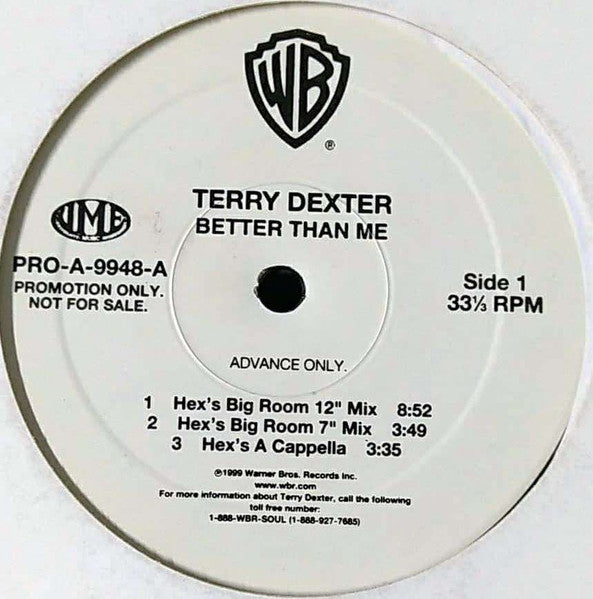 Better Than Me Terry Dexter