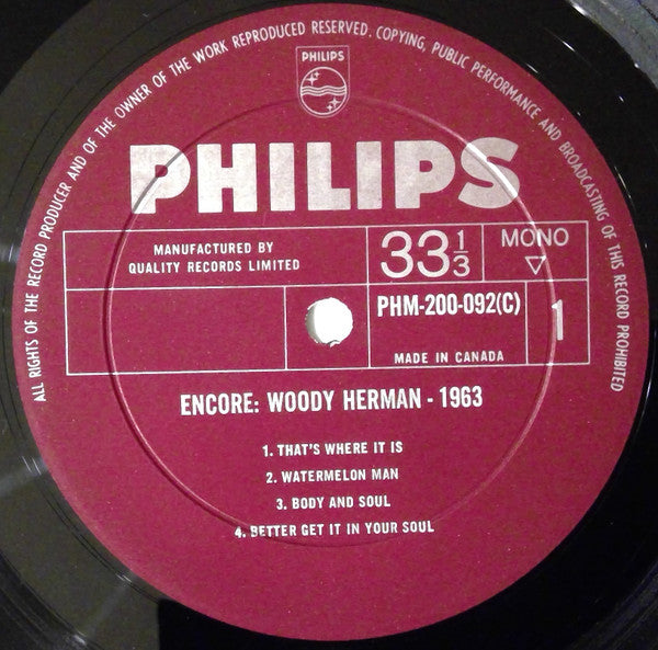 Encore Woody Herman