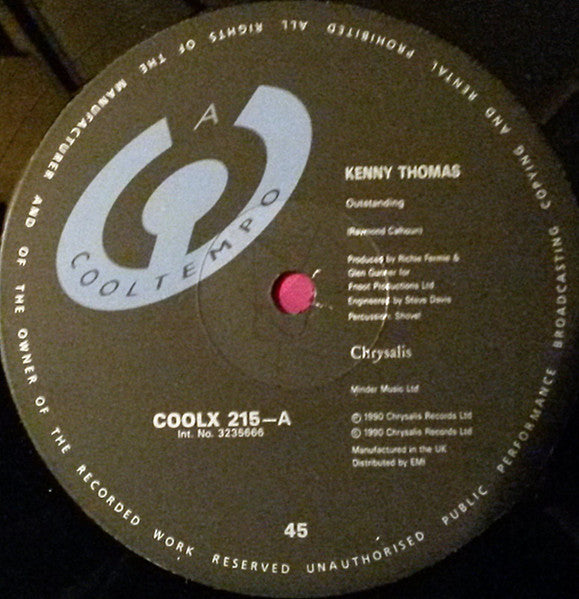 Outstanding Kenny Thomas