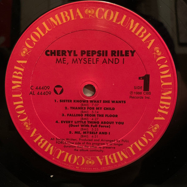 Me Myself And I Cheryl Pepsii Riley