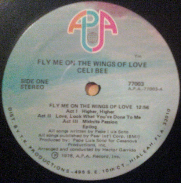 Fly Me On The Wings Of Love Celi Bee