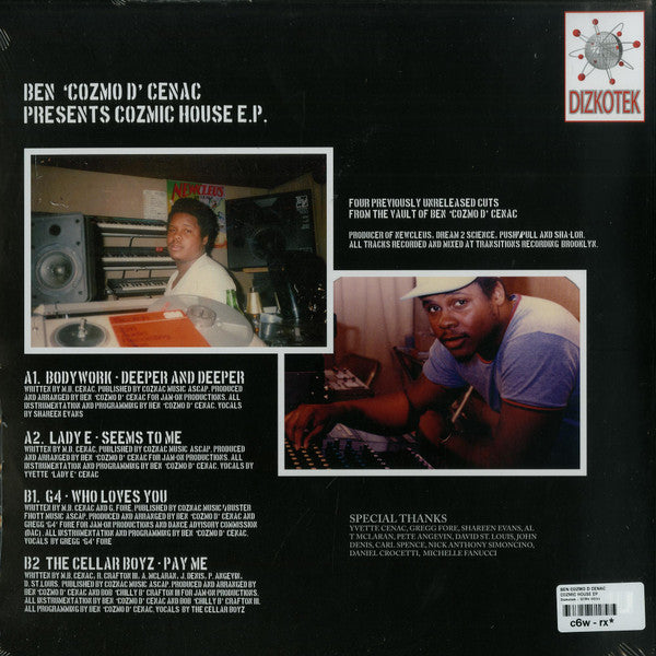 Cozmic House E.P. Ben Cenac