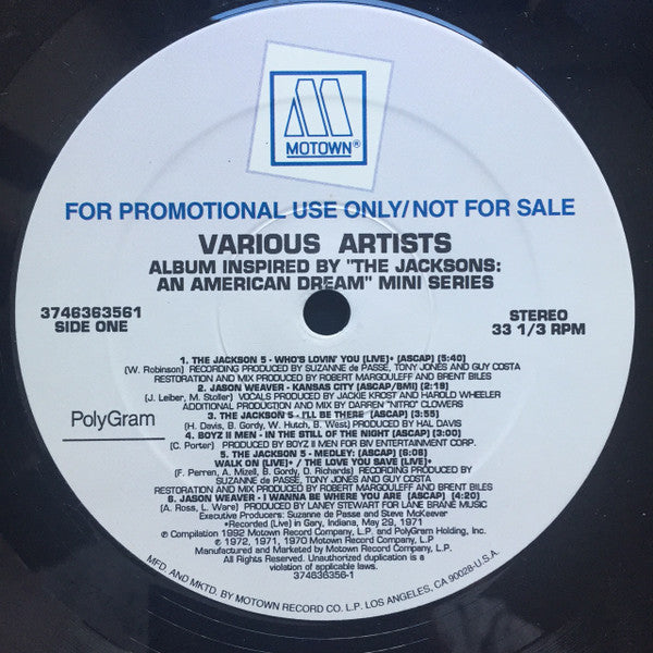 Album Inspired By "The Jacksons: An American Dream" Mini Series Various