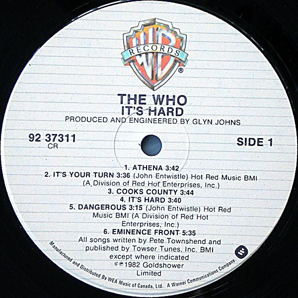 It's Hard The Who