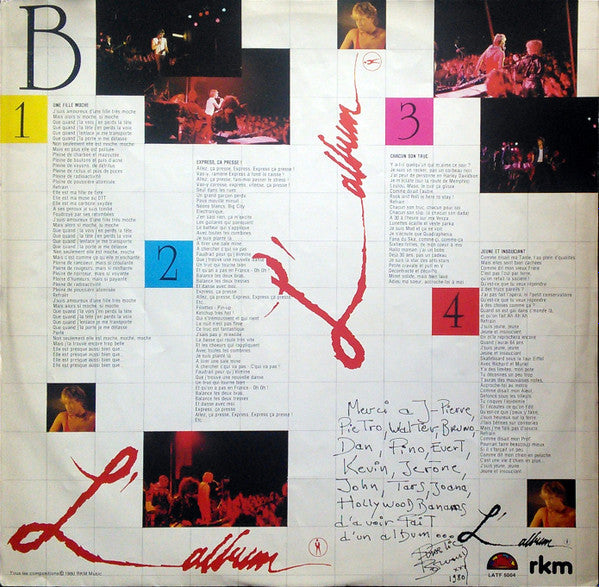 L'Album Plastic Bertrand