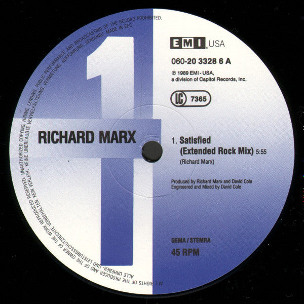 Satisfied Richard Marx