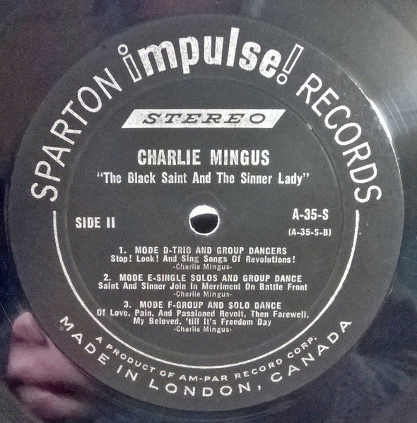 The Black Saint And The Sinner Lady Charles Mingus