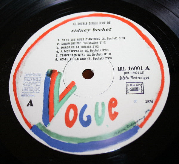 Le Double Disque D'or De Sidney Bechet Sidney Bechet