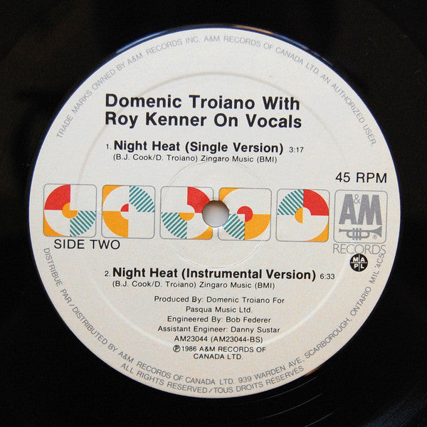 Night Heat Domenic Troiano,Roy Kenner