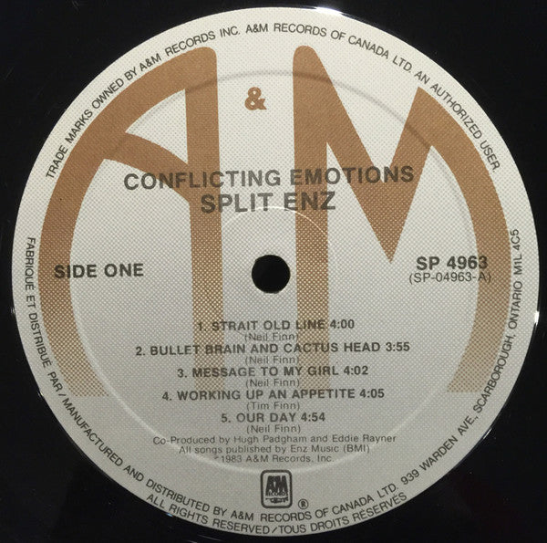 Conflicting Emotions Split Enz