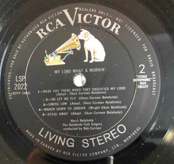 My Lord What A Mornin' Harry Belafonte