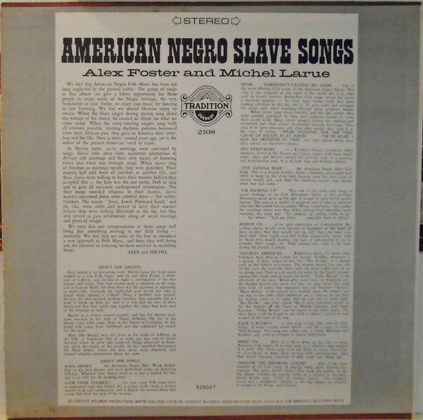 American Negro Slave Songs | Rectangle Triangle