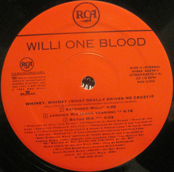 Whiney, Whiney (What Really Drives Me Crazy) / Get Ready Willi One Blood,The Proclaimers