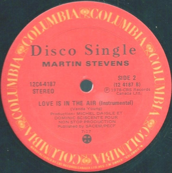 Love Is In The Air Martin Stevens