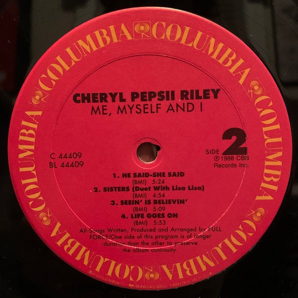 Me Myself And I Cheryl Pepsii Riley
