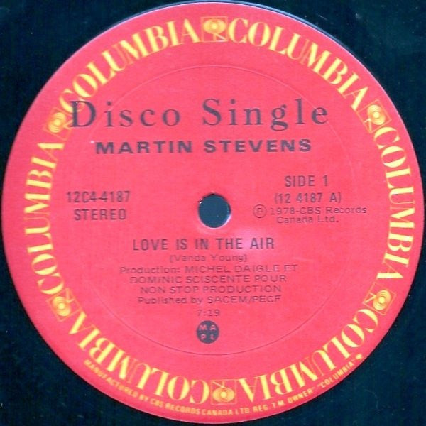 Love Is In The Air Martin Stevens