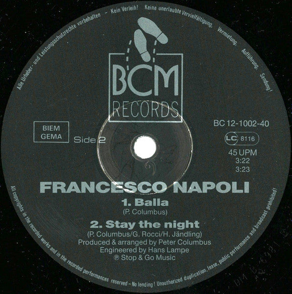 Balla..Balla! - Italian Hit Connection Francesco Napoli
