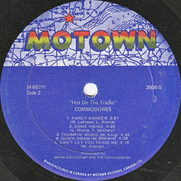 Hot On The Tracks Commodores