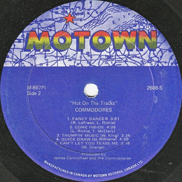 Hot On The Tracks Commodores