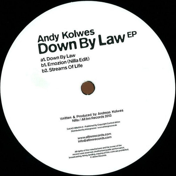 Andy Kolwes - Down By Law EP