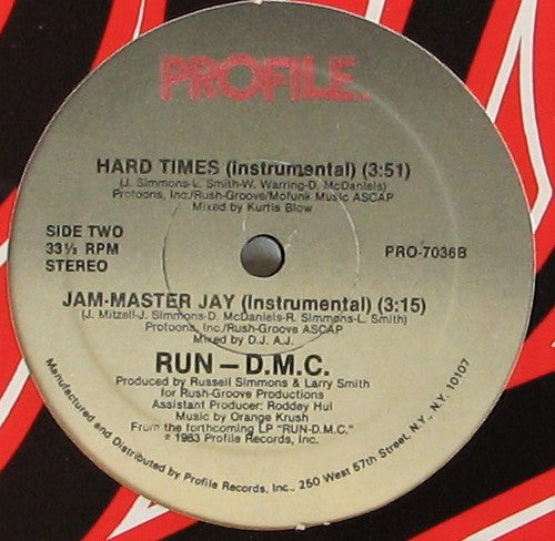 Hard Times / Jam-Master Jay Run-DMC