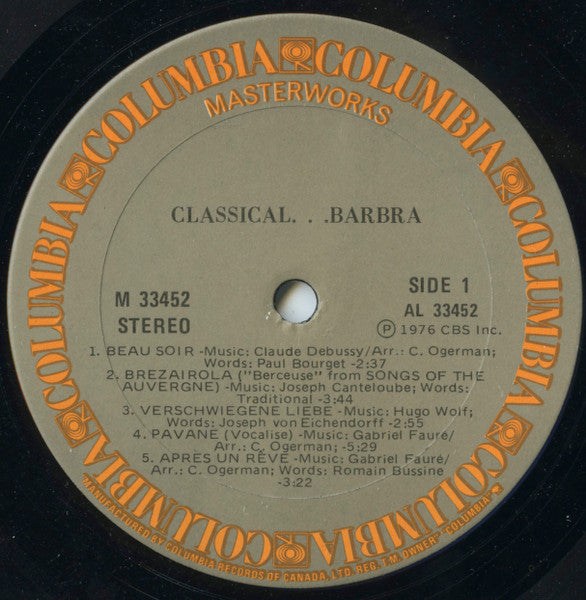 Classical ... Barbra | Rectangle Triangle
