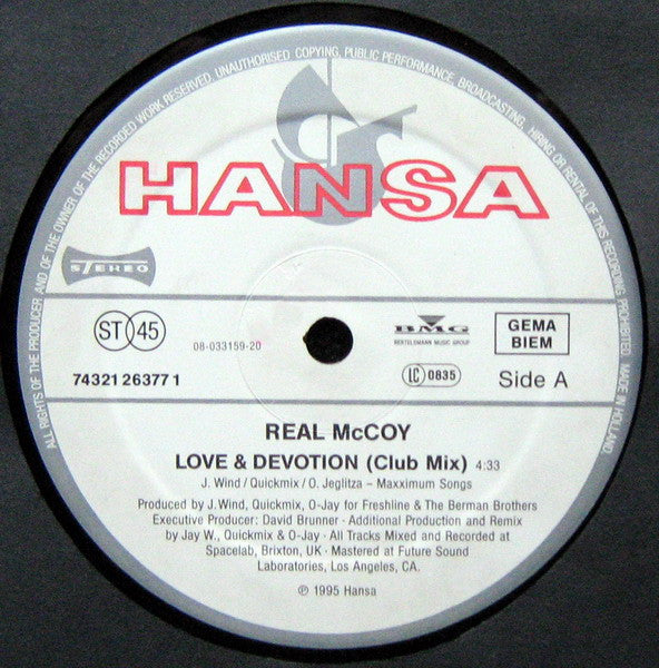 Amour et dévotion Vrai McCoy