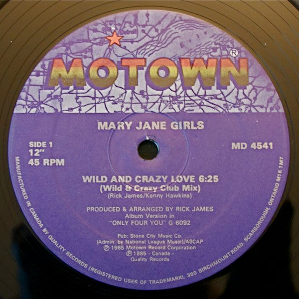 Wild And Crazy Love Mary Jane Girls