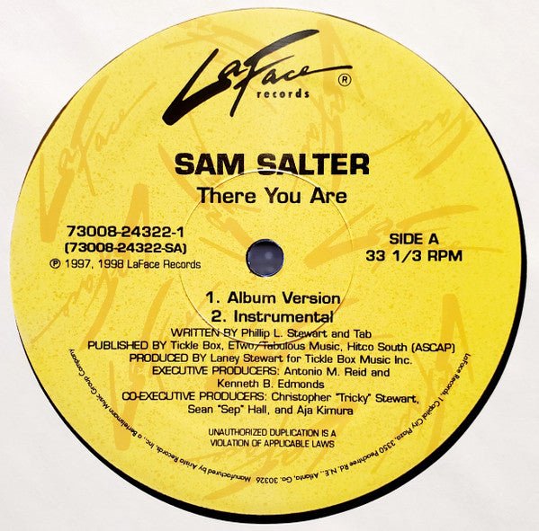 There You Are Sam Salter