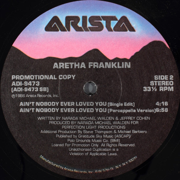 Ain't Nobody Ever Loved You Aretha Franklin