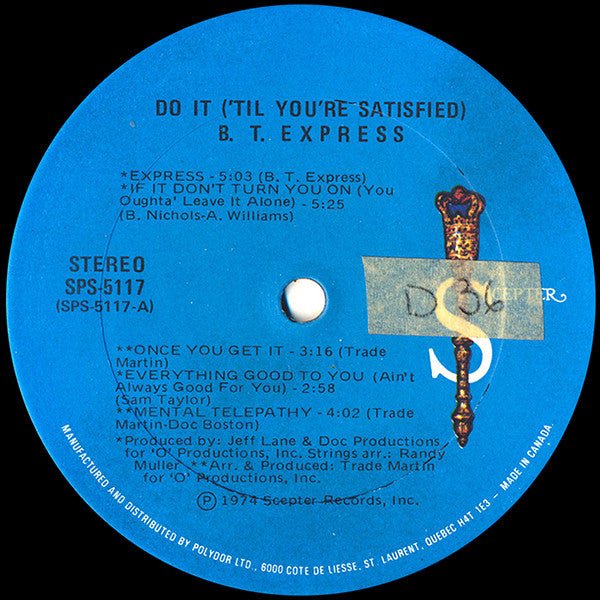 Do It ('Til You're Satisfied) B.T. Express