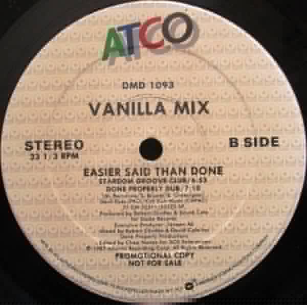 Easier Said Than Done Vanilla Mix