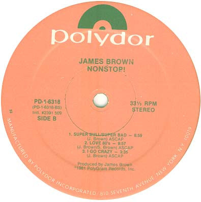 Nonstop! James Brown