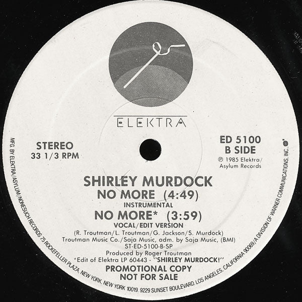 No More Shirley Murdock