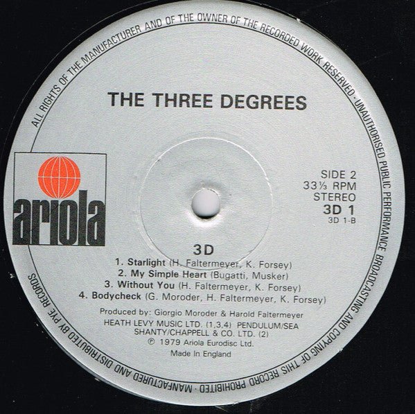3D The Three Degrees