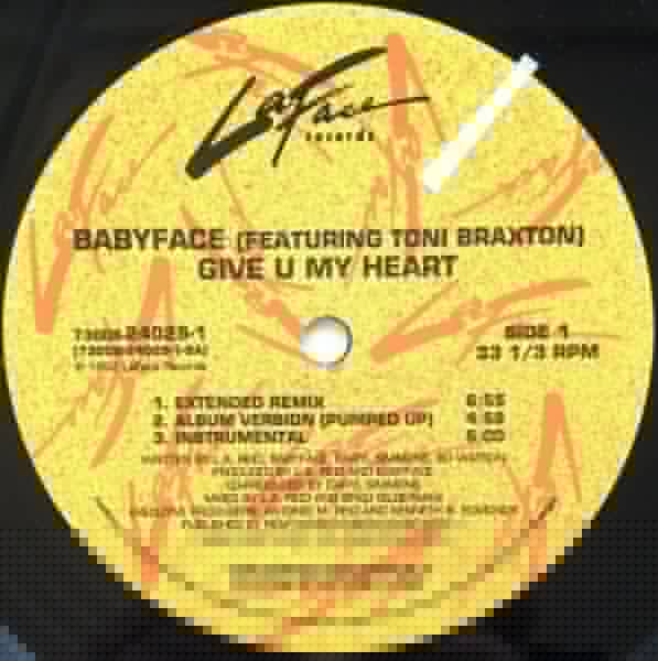 Give U My Heart Babyface,Toni Braxton