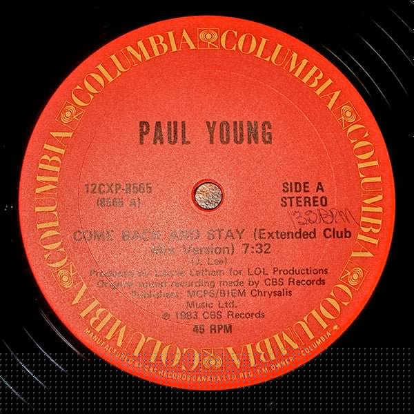 Come Back And Stay (Extended Club Mix) 2 Paul Young